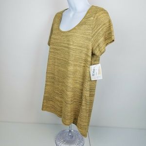 LuLaRoe Classic T Womens Top comfort Small Yellow